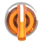 ZB4BK1353 - CABEÇOTE PARA CHAVE SELETORA LUMINOSA Ø22MM METÁLICO, 3 POSIÇÕES FIXAS, LARANJA