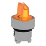 ZB4BK1353 - CABEÇOTE PARA CHAVE SELETORA LUMINOSA Ø22MM METÁLICO, 3 POSIÇÕES FIXAS, LARANJA
