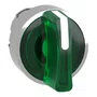 ZB4BK1533 - CABEÇOTE PARA CHAVE SELETORA LUMINOSA Ø22MM METÁLICO 3 POSIÇÕES RETORNO POR MOLA VERDE