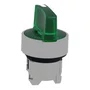 ZB4BK1533 - CABEÇOTE PARA CHAVE SELETORA LUMINOSA Ø22MM METÁLICO 3 POSIÇÕES RETORNO POR MOLA VERDE