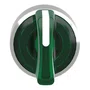 ZB4BK1533 - CABEÇOTE PARA CHAVE SELETORA LUMINOSA Ø22MM METÁLICO 3 POSIÇÕES RETORNO POR MOLA VERDE
