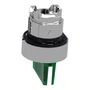 ZB4BK1533 - CABEÇOTE PARA CHAVE SELETORA LUMINOSA Ø22MM METÁLICO 3 POSIÇÕES RETORNO POR MOLA VERDE