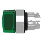 ZB4BK1533 - CABEÇOTE PARA CHAVE SELETORA LUMINOSA Ø22MM METÁLICO 3 POSIÇÕES RETORNO POR MOLA VERDE