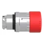 ZB4BS834 - CABEÇOTE PARA BOTÃO DE EMERGÊNCIA Ø22MM METÁLICO GIRAR PARA DESTRAVAR COGUMELO Ø30MM VERMELHO