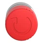 ZB4BS834 - CABEÇOTE PARA BOTÃO DE EMERGÊNCIA Ø22MM METÁLICO GIRAR PARA DESTRAVAR COGUMELO Ø30MM VERMELHO