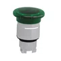 ZB4BW433 - CABEÇOTE PARA BOTÃO LUMINOSO MODULAR Ø22MM METÁLICO COGUMELO Ø40MM PARA LED INTEGRAL VERDE