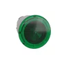 ZB4BW433 - CABEÇOTE PARA BOTÃO LUMINOSO MODULAR Ø22MM METÁLICO COGUMELO Ø40MM PARA LED INTEGRAL VERDE