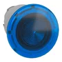 ZB4BW463 - CABEÇOTE PARA BOTÃO LUMINOSO MODULAR Ø22MM METÁLICO COGUMELO Ø40MM PARA LED INTEGRAL AZUL