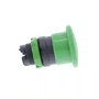 ZB5AC3 - CABEÇOTE PARA BOTÃO Ø22MM PLÁSTICO RETORNO POR MOLA COGUMELO Ø40MM VERDE