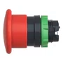 ZB5AC4 - CABEÇOTE PARA BOTÃO Ø22MM PLÁSTICO RETORNO POR MOLA COGUMELO Ø40MM VERMELHO