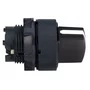 ZB5AD4 - CABEÇOTE PARA CHAVE SELETORA Ø22MM PLÁSTICO 2 POSIÇÕES RETORNO POR MOLA MANOPLA CURTA PRETO