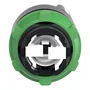 ZB5AD4 - CABEÇOTE PARA CHAVE SELETORA Ø22MM PLÁSTICO 2 POSIÇÕES RETORNO POR MOLA MANOPLA CURTA PRETO