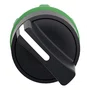 ZB5AD4 - CABEÇOTE PARA CHAVE SELETORA Ø22MM PLÁSTICO 2 POSIÇÕES RETORNO POR MOLA MANOPLA CURTA PRETO