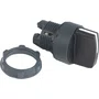ZB5AD4 - CABEÇOTE PARA CHAVE SELETORA Ø22MM PLÁSTICO 2 POSIÇÕES RETORNO POR MOLA MANOPLA CURTA PRETO