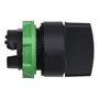 ZB5AD5 - CABEÇOTE PARA CHAVE SELETORA Ø22MM PLÁSTICO 3 POSIÇÕES RETORNO POR MOLA MANOPLA CURTA PRETO