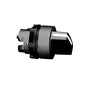 ZB5AD5 - CABEÇOTE PARA CHAVE SELETORA Ø22MM PLÁSTICO 3 POSIÇÕES RETORNO POR MOLA MANOPLA CURTA PRETO