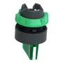 ZB5AK1333 - CABEÇOTE PARA CHAVE SELETORA LUMINOSA Ø22MM PLÁSTICO 3 POSIÇÕES FIXAS VERDE