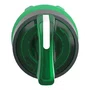 ZB5AK1333 - CABEÇOTE PARA CHAVE SELETORA LUMINOSA Ø22MM PLÁSTICO 3 POSIÇÕES FIXAS VERDE