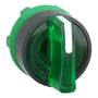 ZB5AK1333 - CABEÇOTE PARA CHAVE SELETORA LUMINOSA Ø22MM PLÁSTICO 3 POSIÇÕES FIXAS VERDE