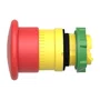 ZB5AT84 - CABEÇOTE PARA BOTÃO DE EMERGÊNCIA Ø22MM PLÁSTICO PUXAR PARA DESTRAVAR COGUMELO Ø40MM VERMELHO