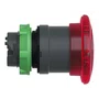 ZB5AW743 - CABEÇOTE PARA BOTÃO DE EMERGÊNCIA LUMINOSO Ø22MM PLÁSTICO GIRAR PARA DESTRAVAR COGUMELO Ø40MM VERMELHO