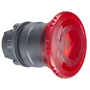 ZB5AW743 - CABEÇOTE PARA BOTÃO DE EMERGÊNCIA LUMINOSO Ø22MM PLÁSTICO GIRAR PARA DESTRAVAR COGUMELO Ø40MM VERMELHO