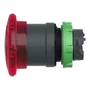 ZB5AW743 - CABEÇOTE PARA BOTÃO DE EMERGÊNCIA LUMINOSO Ø22MM PLÁSTICO GIRAR PARA DESTRAVAR COGUMELO Ø40MM VERMELHO