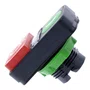 ZB5AW7L3741 - CABEÇOTE PARA BOTÃO DUPLO LUMINOSO Ø22MM PLÁSTICO RETORNO POR MOLA VERDE FACEADO "I" VERMELHO SALIENTE "O"