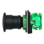ZB5RTC2 - BOTÃO Ø22MM PLÁSTICO TRANSMISSOR SEM FIO E SEM BATERIA COGUMELO Ø40MM PRETO