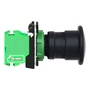 ZB5RTC2 - BOTÃO Ø22MM PLÁSTICO TRANSMISSOR SEM FIO E SEM BATERIA COGUMELO Ø40MM PRETO
