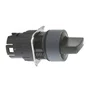 ZB6AD22 - CABEÇOTE PARA CHAVE SELETORA Ø16MM PLÁSTICO REDONDO 2 POSIÇÕES FIXAS