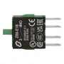 ZB6E1B - BLOCO DE CONTATO PARA CABEÇOTE Ø16MM PLÁSTICO NA CONECTOR FASTON