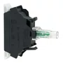 ZBVB15 - BLOCO DE CONTATO LUMINOSO LED BRANCO CONECTOR POR MOLA 24VCA CC