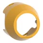 ZBZ1605 - PROTEÇÃO COM CADEADO PARA BOTÃO TIPO COGUMELO Ø40MM METAL AMARELO