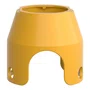 ZBZ1605 - PROTEÇÃO COM CADEADO PARA BOTÃO TIPO COGUMELO Ø40MM METAL AMARELO