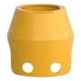 ZBZ1605 - PROTEÇÃO COM CADEADO PARA BOTÃO TIPO COGUMELO Ø40MM METAL AMARELO