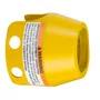 ZBZ1605 - PROTEÇÃO COM CADEADO PARA BOTÃO TIPO COGUMELO Ø40MM METAL AMARELO
