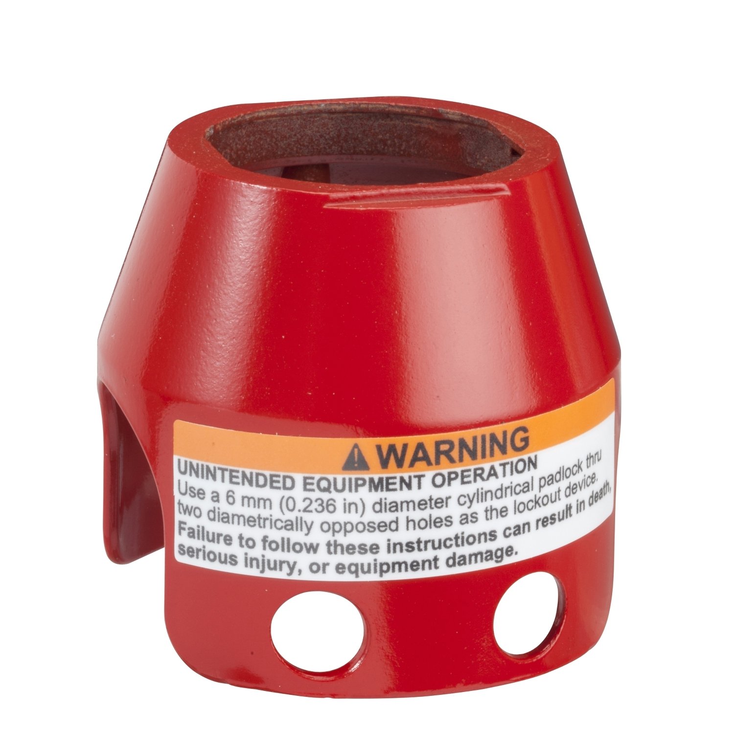 ZBZ1604 - PROTEÇÃO COM CADEADO PARA BOTÃO TIPO COGUMELO Ø40MM